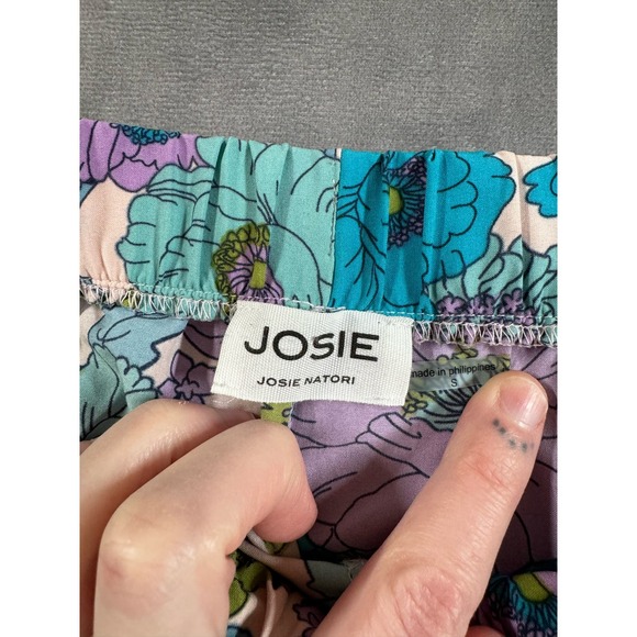Josie Natori Boheme Wanderlust Pants Size S Polyester Spandex Floral - Picture 3 of 10